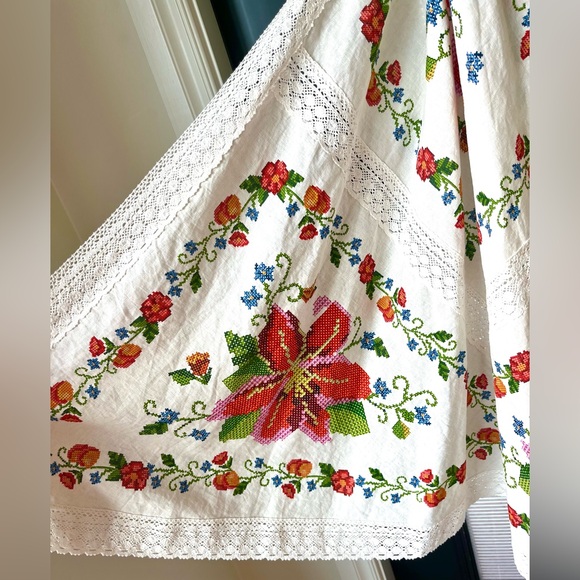 Farm Rio White Banana Vitamin Lace Dress Swim Cover Up - Picture 12 of 16